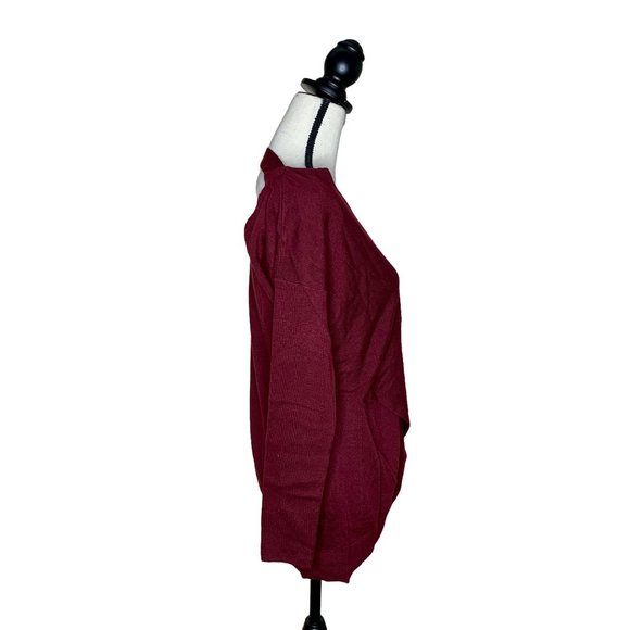 Vimmia Shavasana Red Cut-Out Reversible Sweater Women's Size X-Small XS - Picture 4 of 8